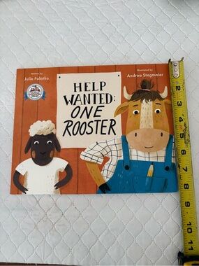 Help Wanted: One Rooster by Julie Falatko, Illustrated Picture Paperback Book